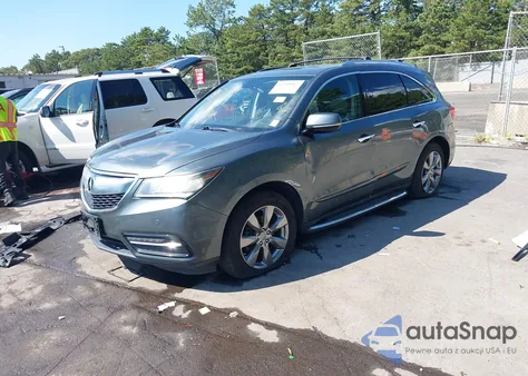 2014 Acura Mdx Advance Pkg W/Entertainment Pkg from USA, damaged, VIN 5FRYD3H89EB008544